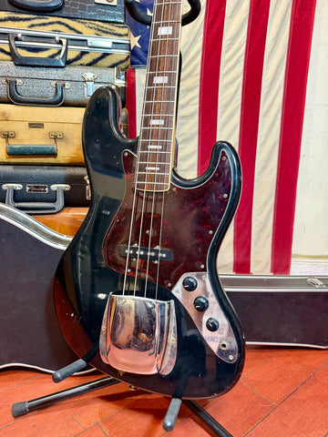 ~1981 Carlo Robelli Jazz Bass Copy Black