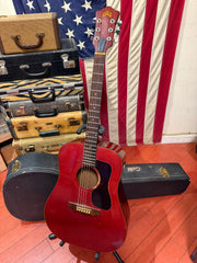 1981 Guild D-25 M Mahogany Red w/ Original Hardshell Case