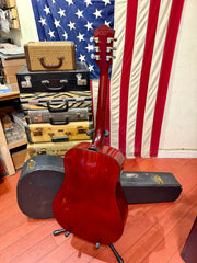 1981 Guild D-25 M Mahogany Red w/ Original Hardshell Case