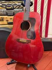 1981 Guild D-25 M Mahogany Red w/ Original Hardshell Case