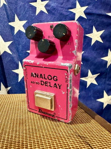 ~1981 Ibanez AD-80 Analog Delay Red