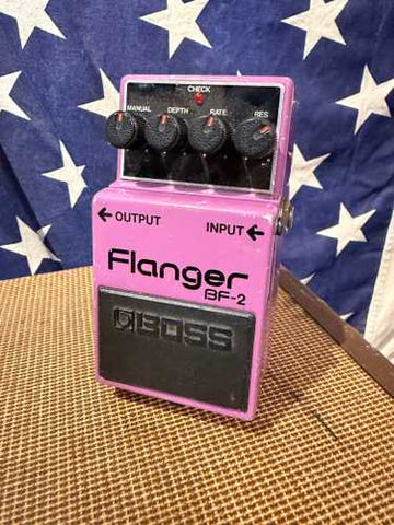 ~1983 BOSS BF-2 Flanger Made in Japan Purple