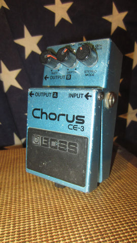 1983 BOSS CE-3 Chorus Made in Japan Blue