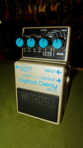 ~1984 BOSS DD-2 Digital Delay White and Blue