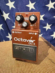 ~1985 BOSS OC-2 Made in Japan Octaver Pedal Brown