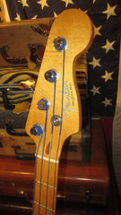 1985 Fender '57 Re-Issue Precision Bass Daphne Blue MJT Body