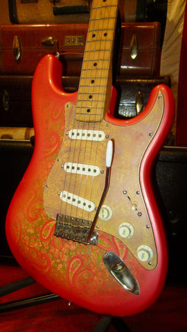 ~1985 Fender Paisley Stratocaster Made in Japan Pink Paisley