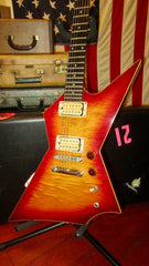 1985 Gibson XPL Explorer Custom Shop Edition Sunburst Flame Top