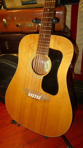 ~1985 Guild D-212 12 String Acoustic Natural w/ Original Hardshell Case