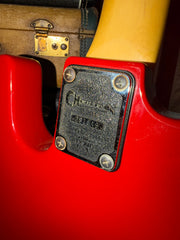 1988 Charvel Electric Bass Model 2B Red