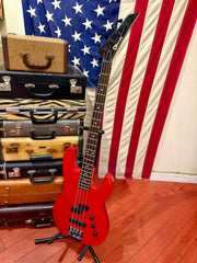 1988 Charvel Electric Bass Model 2B Red