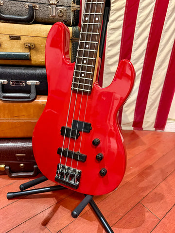 1988 Charvel Electric Bass Model 2B Red