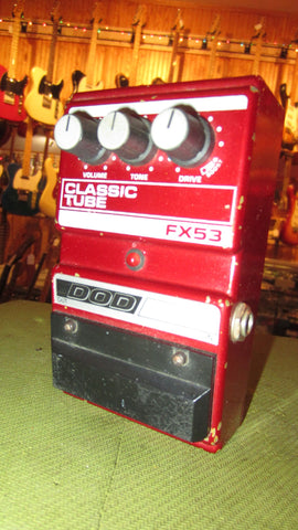 1989 DOD FX53 Classic Tube distortion red