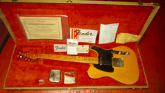 1989 Fender '52 Re-Issue Telecaster Butterscotch Blonde w Original Case, Certificate, and more!