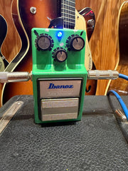 ~1990 Ibanez TS-9 Tube Screamer w Keeley Mod early Green