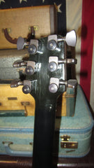 1990 Luke Luckier LA Guitar Studio Custom Chambered Electric Black