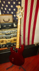 1991 Music Man Sting Ray Bass Burgundy w/ Original Hardshell Case