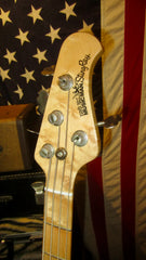 1991 Music Man Sting Ray Bass Burgundy w/ Original Hardshell Case