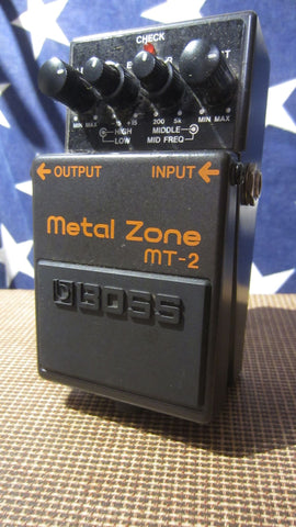 ~1993 BOSS MT-2 Metal Zone Black