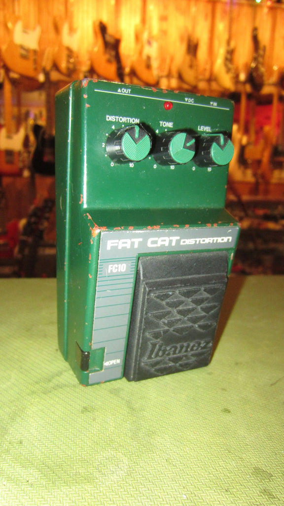 fat cat distortion pedal 1993 Ibanez FC-10 FAT CAT DISTORTION Green – Rivington Guitars
