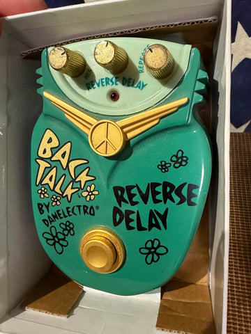~1995 Danelectro Back Talk Reverse Delay Green