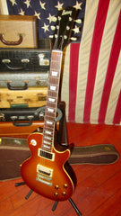 1996 Burny Les Paul Standard Sunburst Flame Top