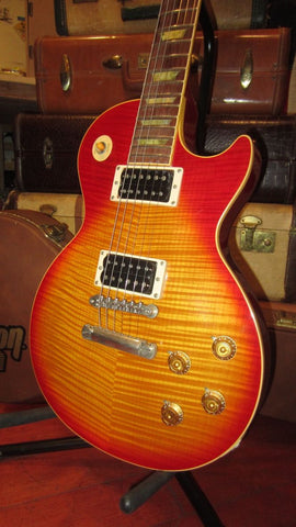 1996 Gibson Les Paul Premium Plus Cherry Sunburst Flame Top