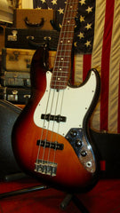 1997 Fender American Standard Jazz Bass Sunburst w/ Original Hardshell Case