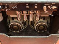 1997 Matchless Chief 100 2 x 12" Combo Amp Burgundy and Black