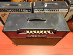 1997 Matchless Chief 100 2 x 12" Combo Amp Burgundy and Black
