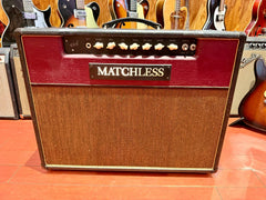 1997 Matchless Chief 100 2 x 12" Combo Amp Burgundy and Black