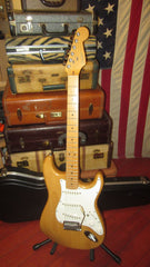 1998 Fender American Standard Stratocaster Natural w/ Custom Shop Pickups & Original Hard Case