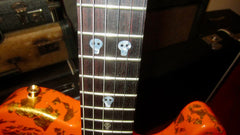 1998 Fender Custom Shop Will Ray Jazz-a-caster Telecaster Orange and Gold Metal Flake
