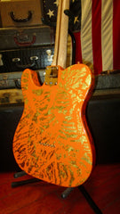 1998 Fender Custom Shop Will Ray Jazz-a-caster Telecaster Orange and Gold Metal Flake