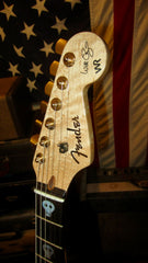 1998 Fender Custom Shop Will Ray Jazz-a-caster Telecaster Orange and Gold Metal Flake