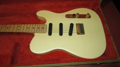 ~1999 Fender James Burton Signature Telecaster Pearl White w/ Original Tweed Case