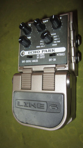 ~1999 Line 6 Echo Park Delay Pedal Green