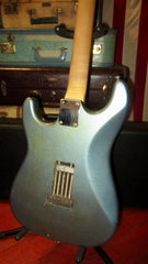 ~2000 Musikraft Warmoth  Partscaster Lake Placid Blue w/ Gold Anodized Guard