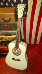 2001 Washburn  D2001 "United We Stand" White