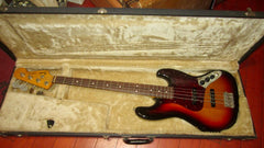 2005 Fender Jazz Bass Sunburst w/ Nice Hard Case