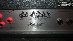 ~2010 Marshall Slash Limited Edition AFD100 Signature Amplifier Black w/ Original Snakeskin Cover