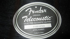 ~2011 Fender Telecoustic Black