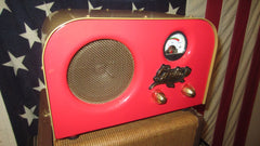 ~2012 Fender Greta small combo amp Red and Gold