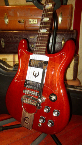 2012 Gibson Epiphone Crestwood Custom Cherry Red - crazy rare original Gibson USA
