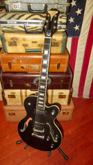 ~2001 Epiphone Alleycat Trans Black