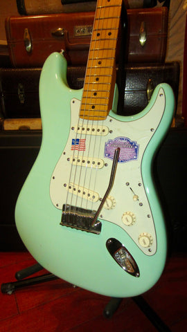 2015 Fender American Deluxe Stratocaster Surf Green