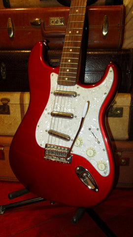 2015 Fender Squier  Vintage Modified Strat w/ Lipstick Pickups Candy Apple Red