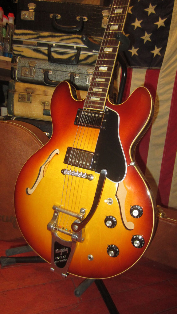 Custom 335 2016 Gibson Custom Shop ES-335 '69 Re-Issue ES-335 Iced Tea Sunburst w ...