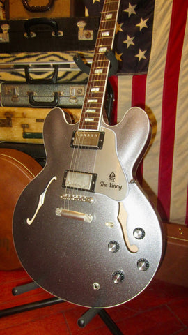 ~2017 Gibson Custom Shop "The Vinny" 25th Anniversary ES-335 Silver Sparkle