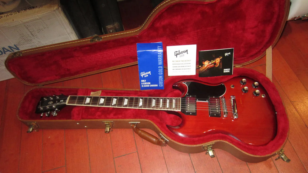 2017 Gibson SG Standard T Cherry Burst finish Rivington Guitars